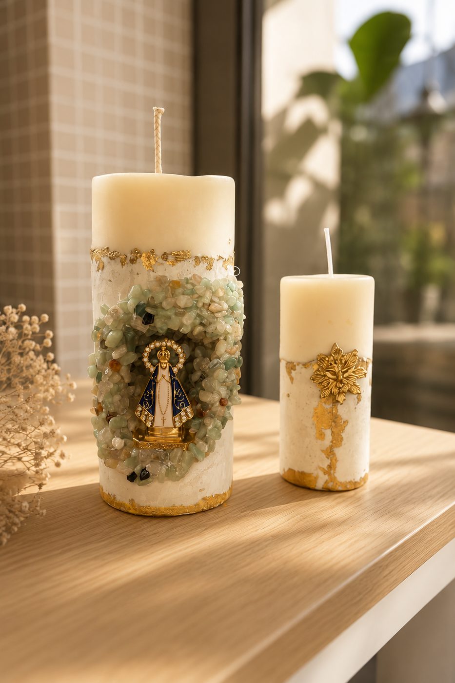 Kit Altar com velas de devoção